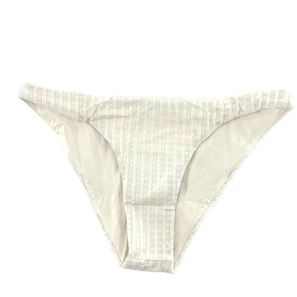 L*Space Textured Camacho Bikini Bottom Classic In Cream S - Picture 3 of 11